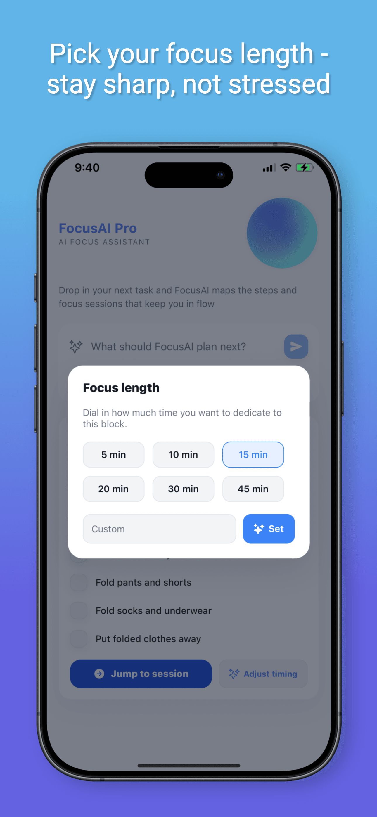 FocusAI progress tracking